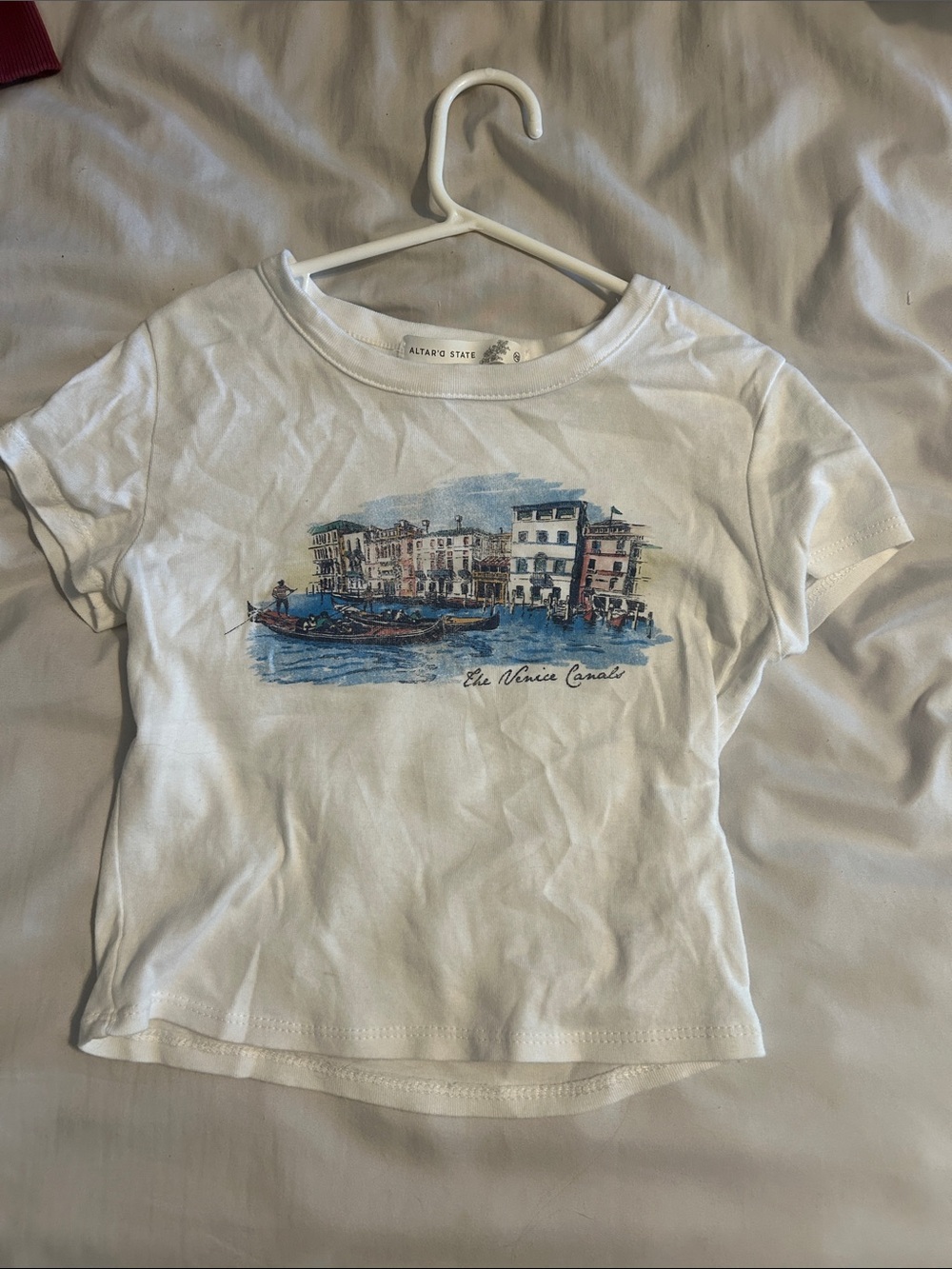 Altar'd State White Tee- Size XS